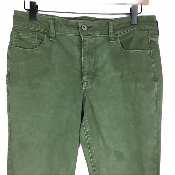 OLD NAVY Jeans 2 Pair Lot Super Skinny Rockstar Mid Rise Stretch Green Grey - Picture 10 of 16